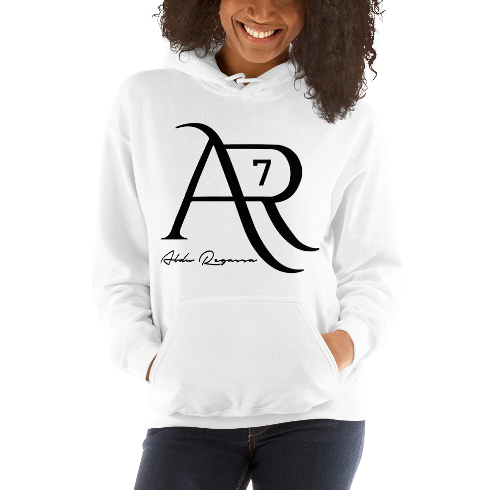 Abdu Regassa "AR7" Hoodie, Black Logo