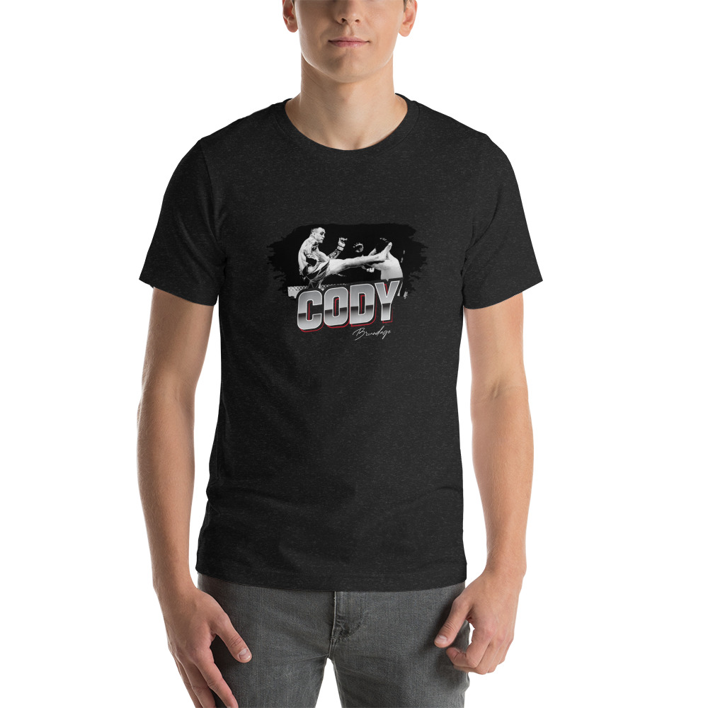 Cody Brundage "Kick" Men's Shirt, White Logo on MILLIONS Cody Brundage "Kick" Men's Shirt, White Logo