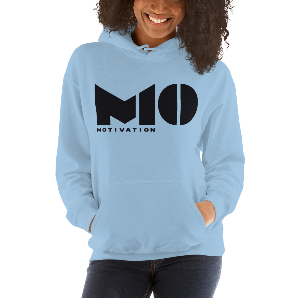Motivation 10 by Shawndarius Cowart Hoodie, Black Logo
