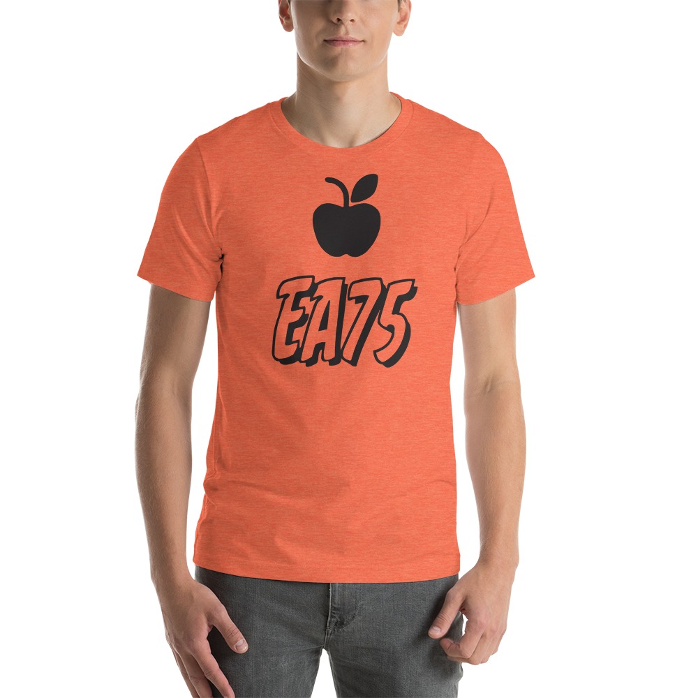 EA75 by Eleasah Anderson T-shirt, Black Logo