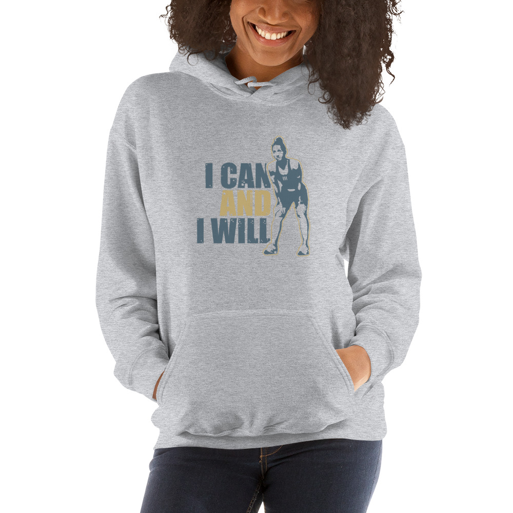 Verca Partikova "Can and Will" Hoodie, Dark Logo