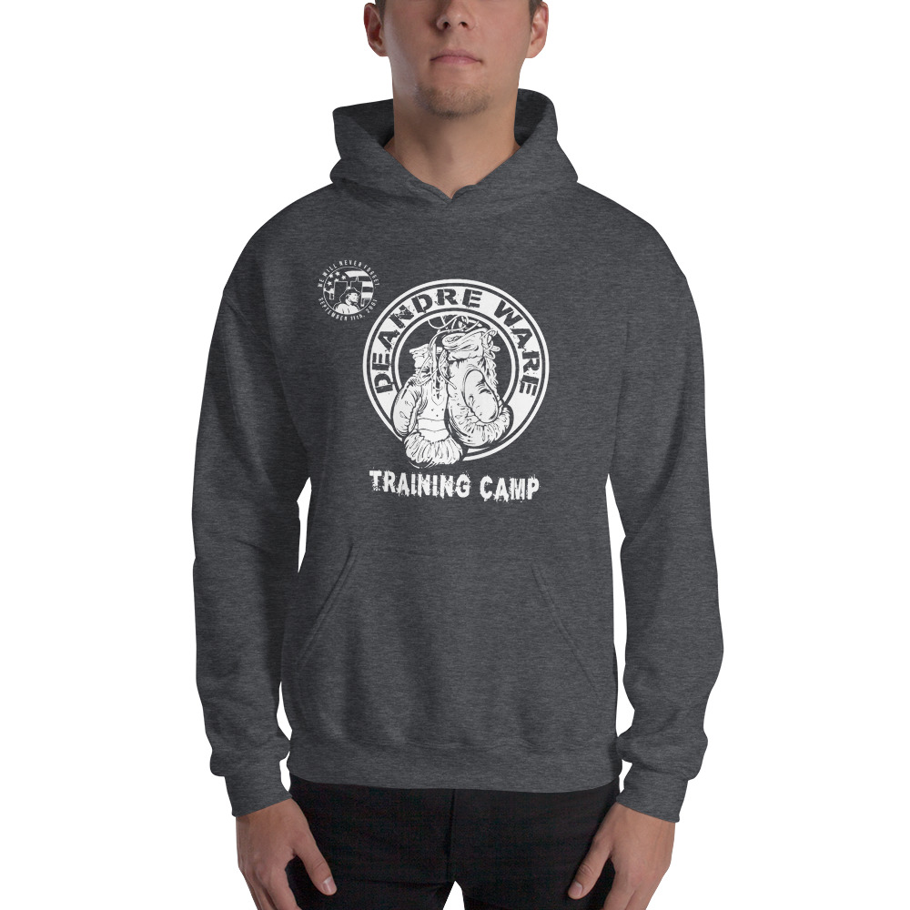 Deandre Ware "Training Camp" Hoodie, White Logo on MILLIONS Deandre Ware "Training Camp" Hoodie, White Logo