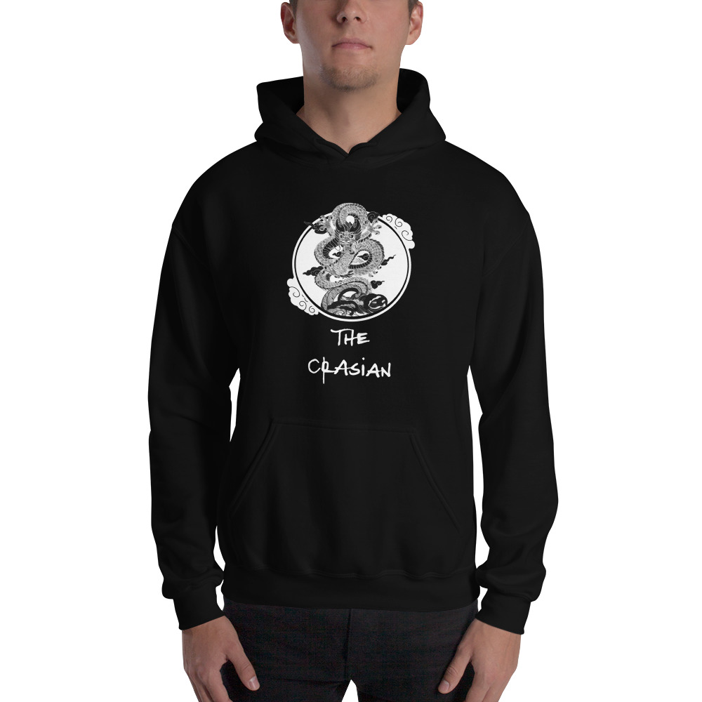 Andy Nguyen "The CrAsian" Hoodie, White Logo