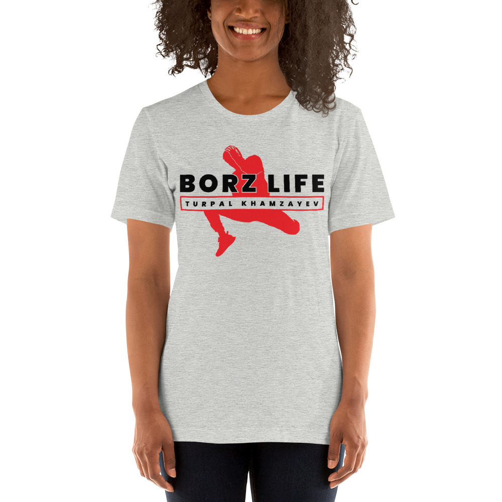 BORZLIFE by Turpal Khamzayev T-Shirt, Red Logo