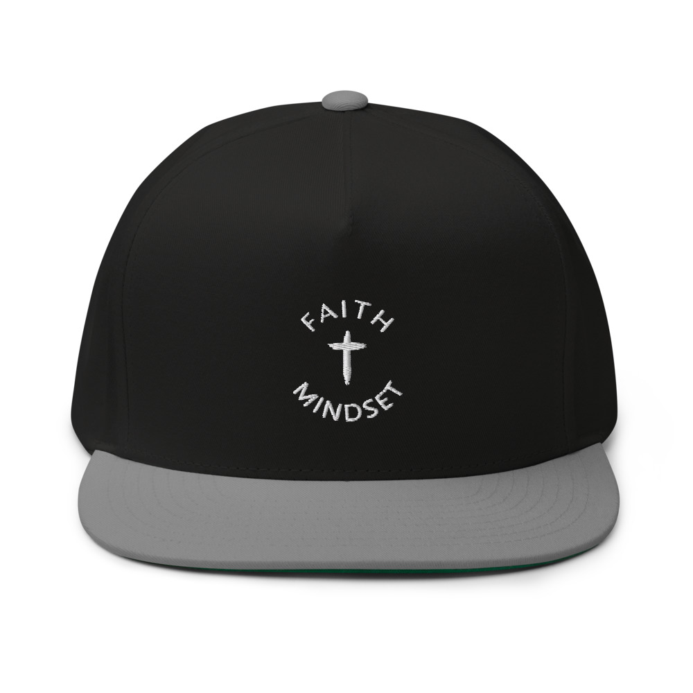 Faith Mindset by Martin Dominguez Hat, White Logo