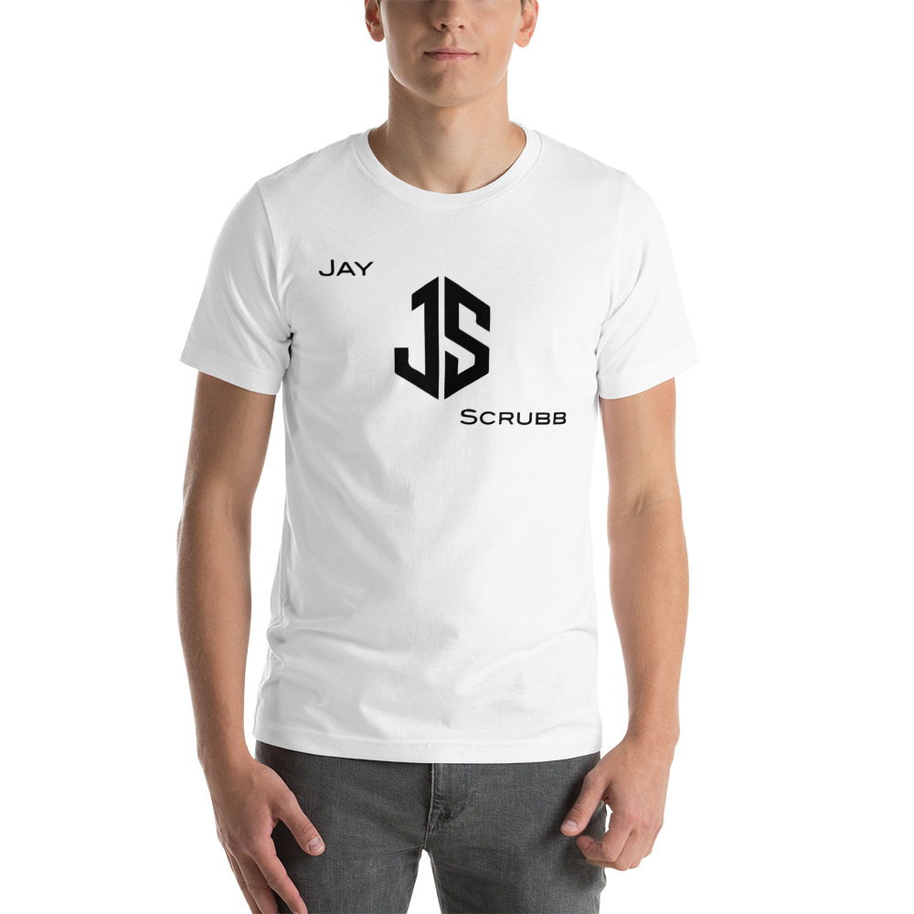"JS" by Jay Scrubb Shirt, Dark Logo
