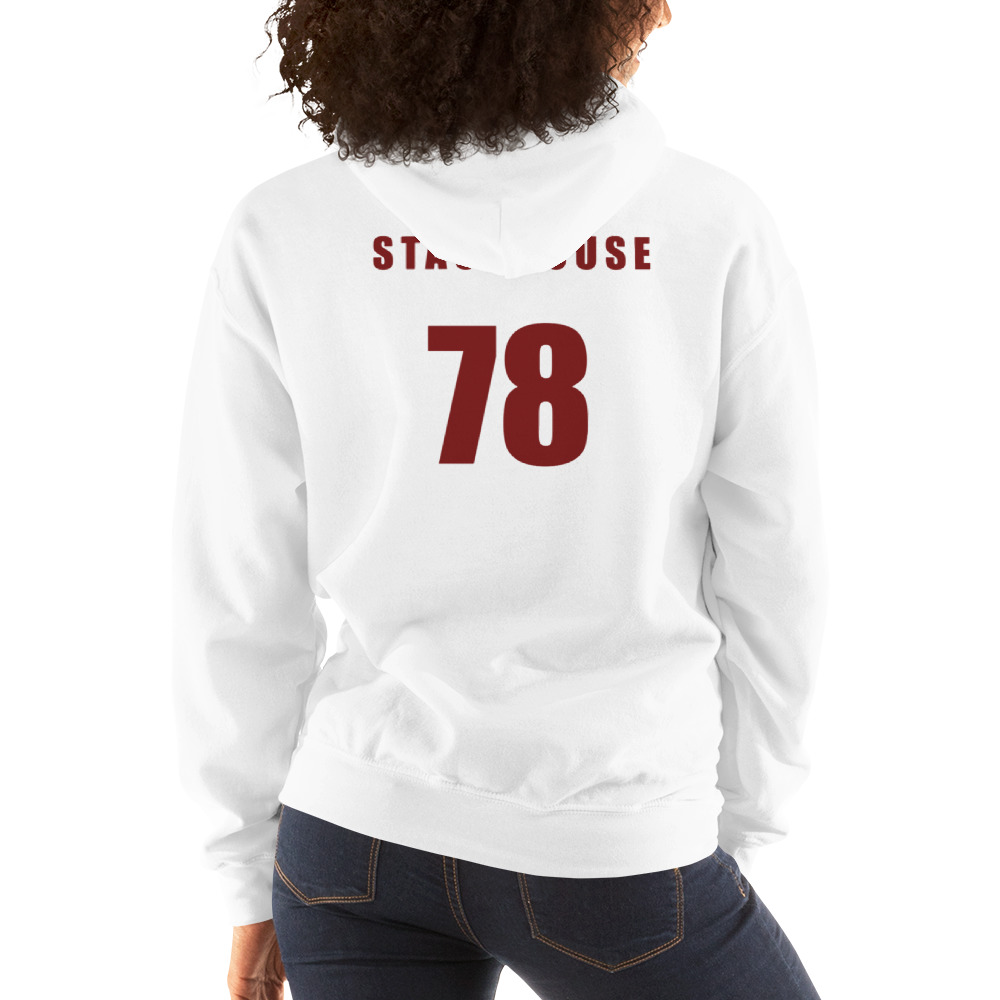 Naz Stackhouse #78 Hoodie Red Logo on MILLIONS Naz Stackhouse #78 Hoodie Red Logo