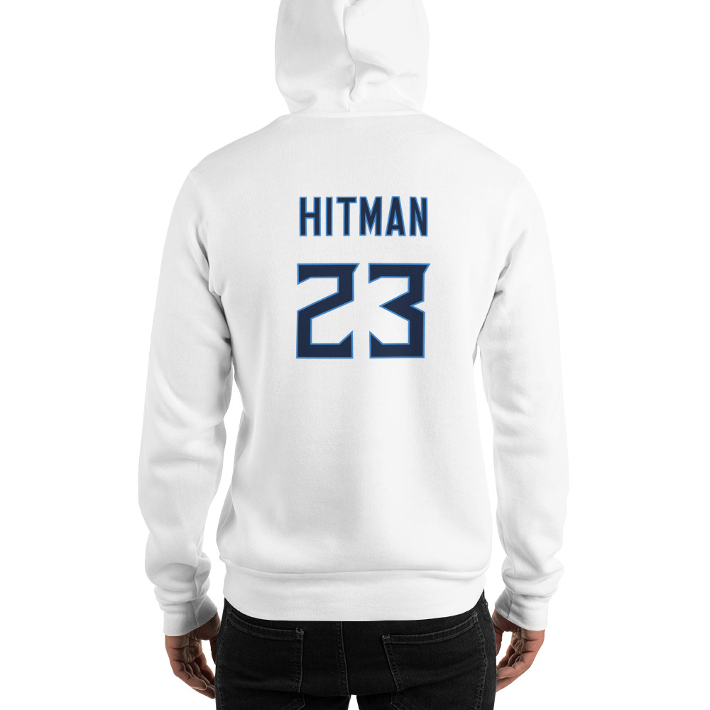 Blaine Bishop "Hitman 23" Men's Hoodie Dark Logo on MILLIONS Blaine Bishop "Hitman 23" Men's Hoodie Dark Logo