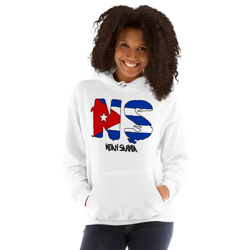 Noah Sarria Women's Hoodie, Black Print