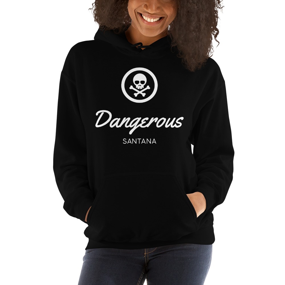 Dangerous Poison by Yan Santana Hoodie, White Logo