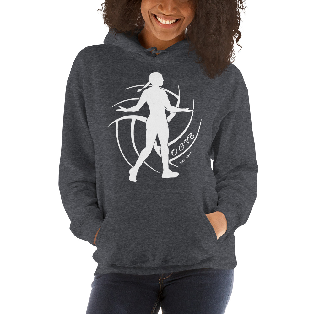 Liv Gravatt Hoodie, White Logo