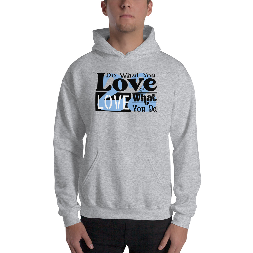 Love 22 by Hanna Tulli Unisex Hoodie, Dark Logo