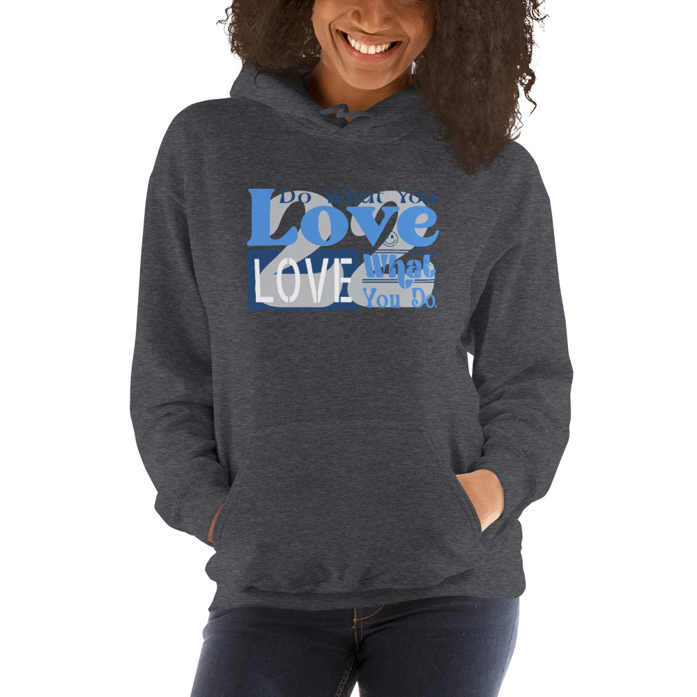 Love 22 by Hanna Tulli Unisex Hoodie, Light Logo