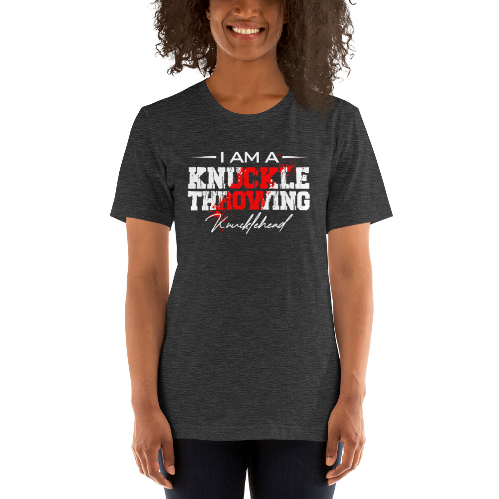 Knucklehead by Chevvy Bridges Unisex T-Shirt, Light Logo