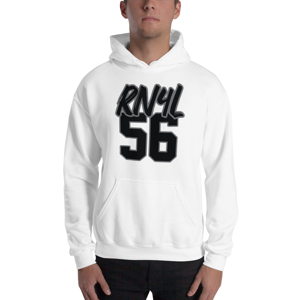 Miles Burris Jersey Hoodie White