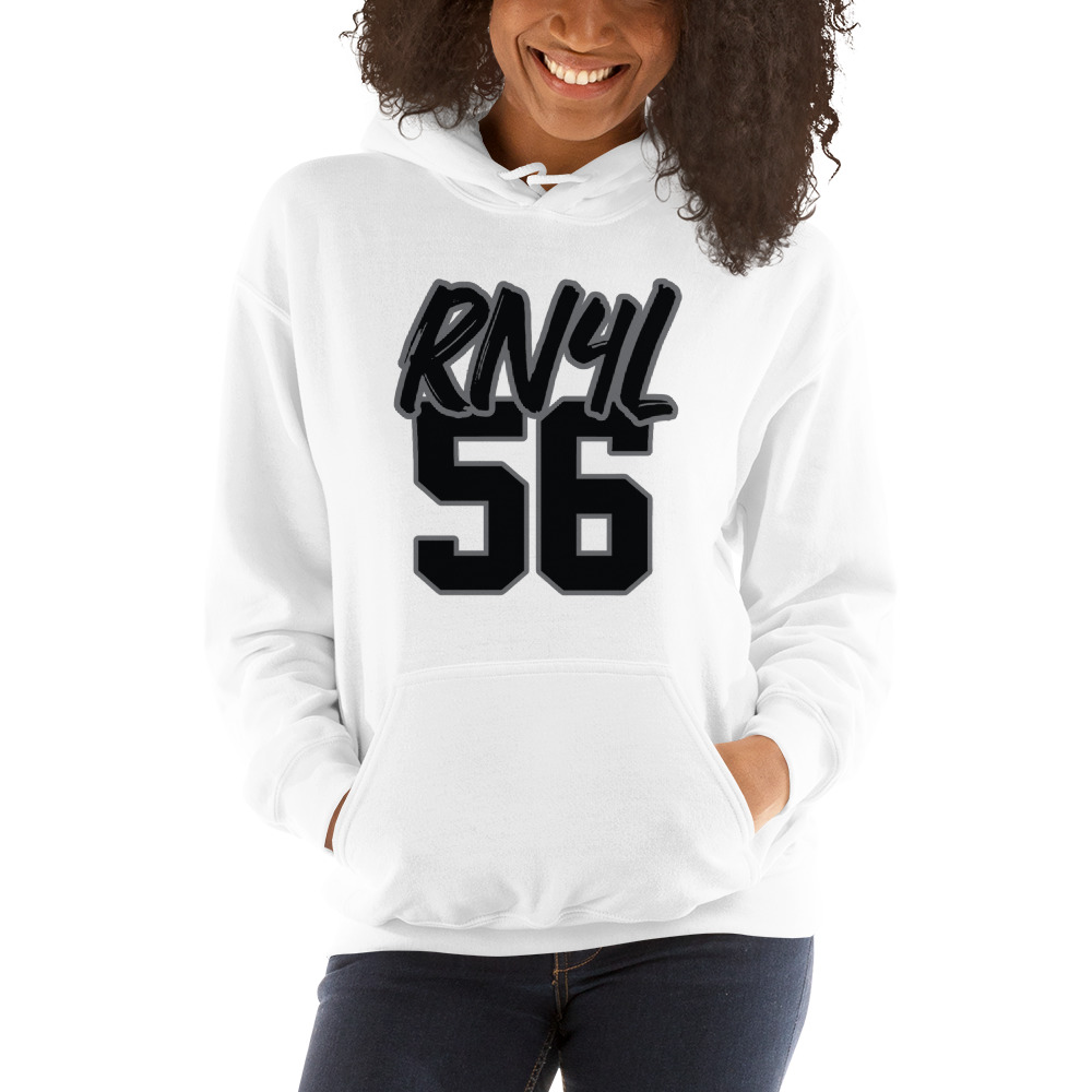 Miles Burris Jersey Hoodie White