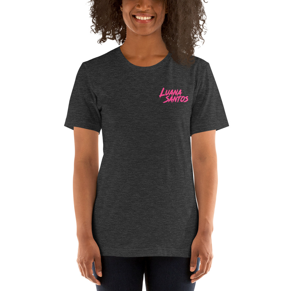 Luana Santos T-Shirt Pink Logo
