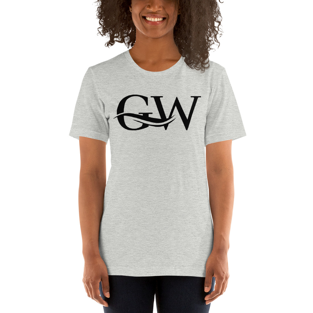 GW by Gift Walker Unisex T-Shirt, Black Logo
