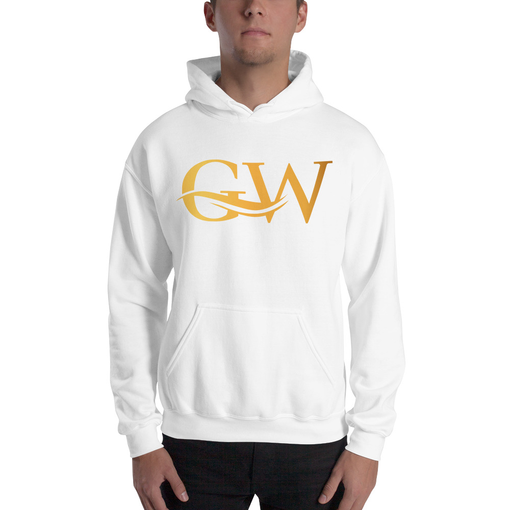 GW by Gift Walker Unisex Hoodie, Gold Logo