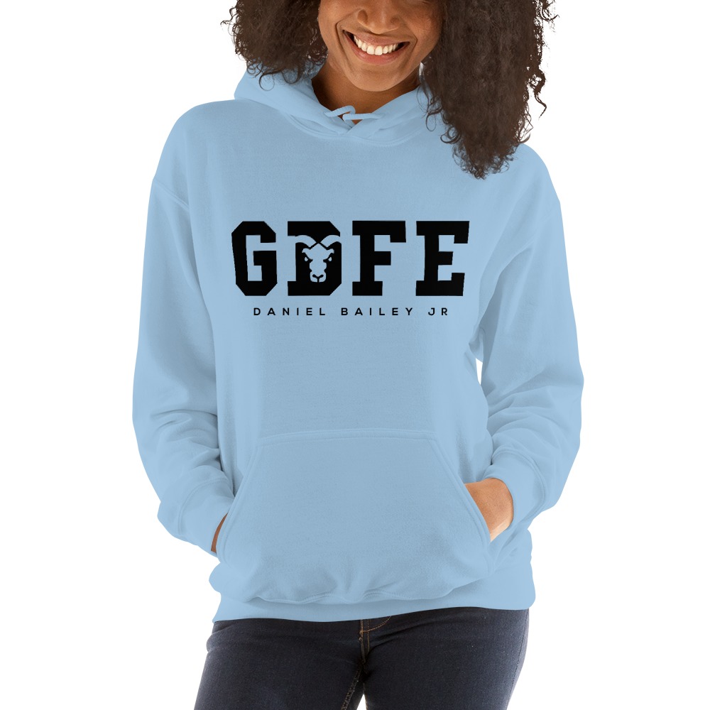 Daniel Bailey Jr. Hoodie, Black Logo