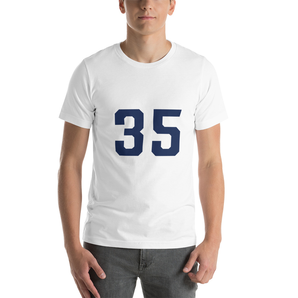 Vaughn Jennings Jersey Style Blue T-Shirt