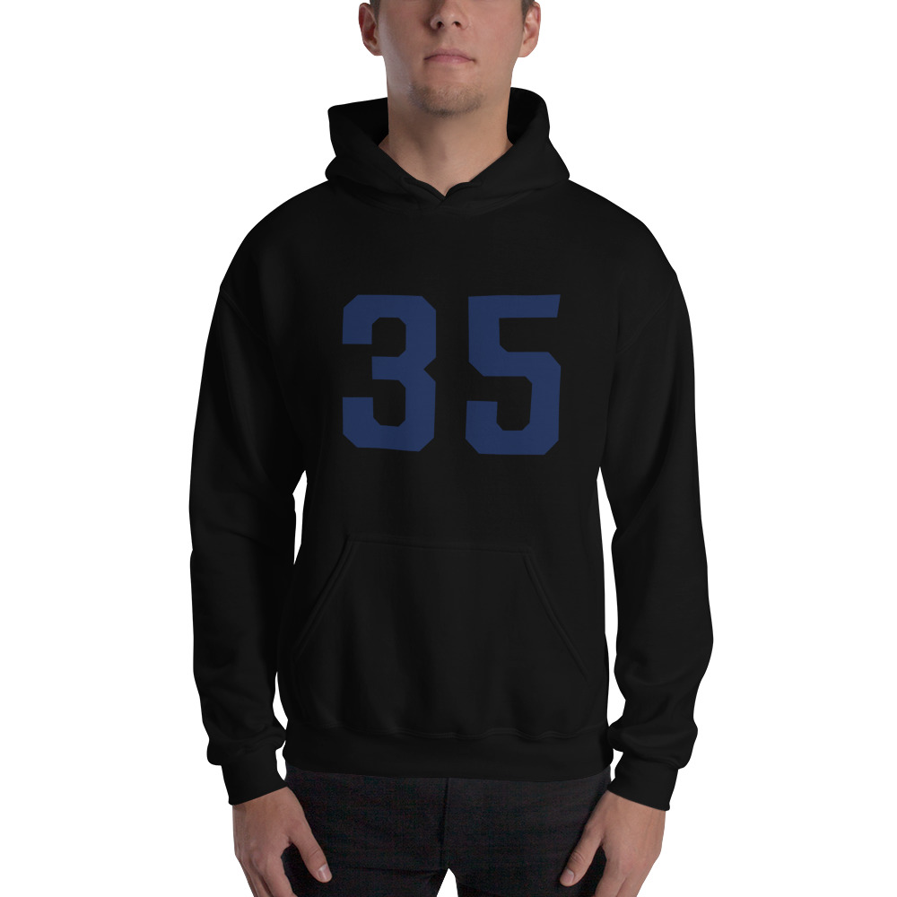 Vaughn Jennings Jersey Style Blue Hoodie
