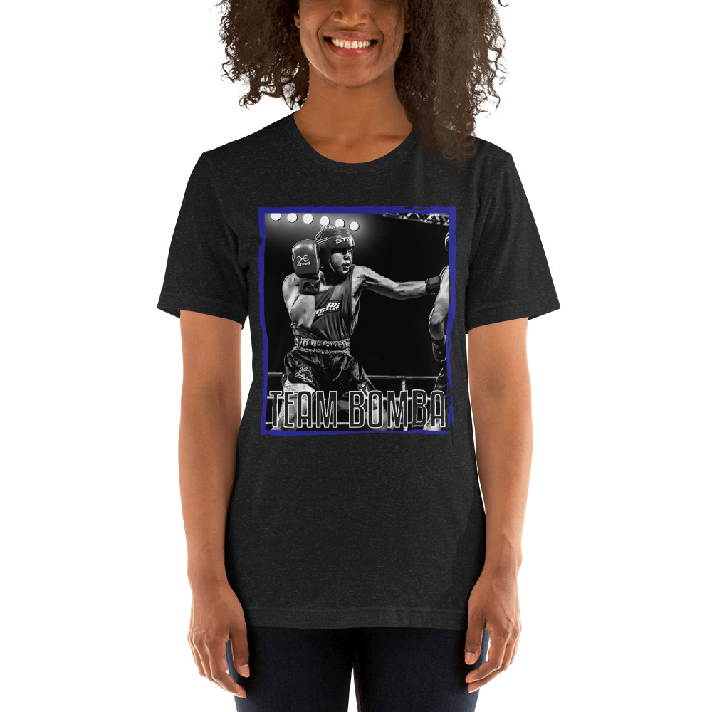 Jormill “LA BOMBA” Colomba "Team Bomba" Black & White T-Shirt on MILLIONS Jormill “LA BOMBA” Colomba "Team Bomba" Black & White T-Shirt