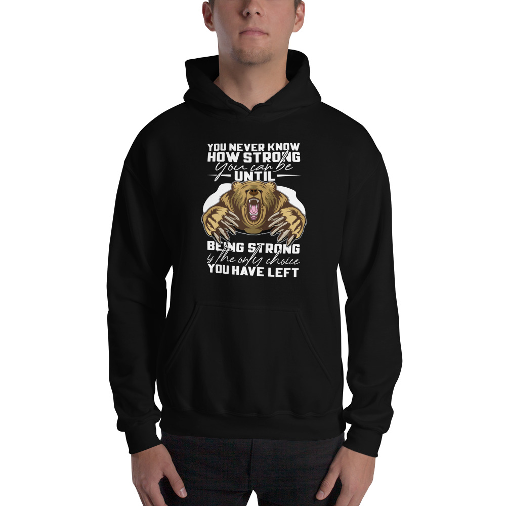 Bring Strong Shawndarius Cowart White Logo Hoodie