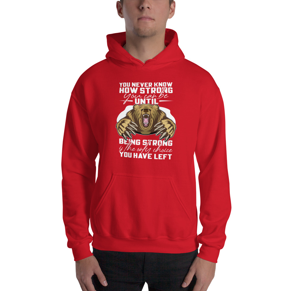 Bring Strong Shawndarius Cowart White Logo Hoodie