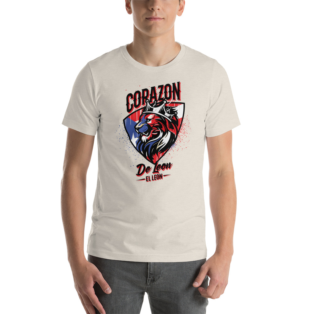 Corazon by by Elon DeJesus Unisex T-Shirt, Dark Logo