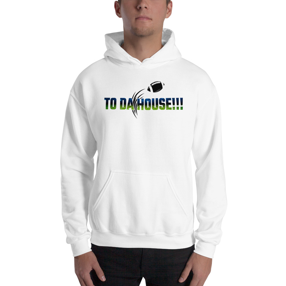 To Da House by Patrick Jackson Unisex Hoodie, Dark Logo