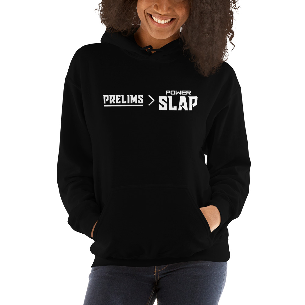  Power Slap Fight Bananas Unisex Hoodie, Light Logo