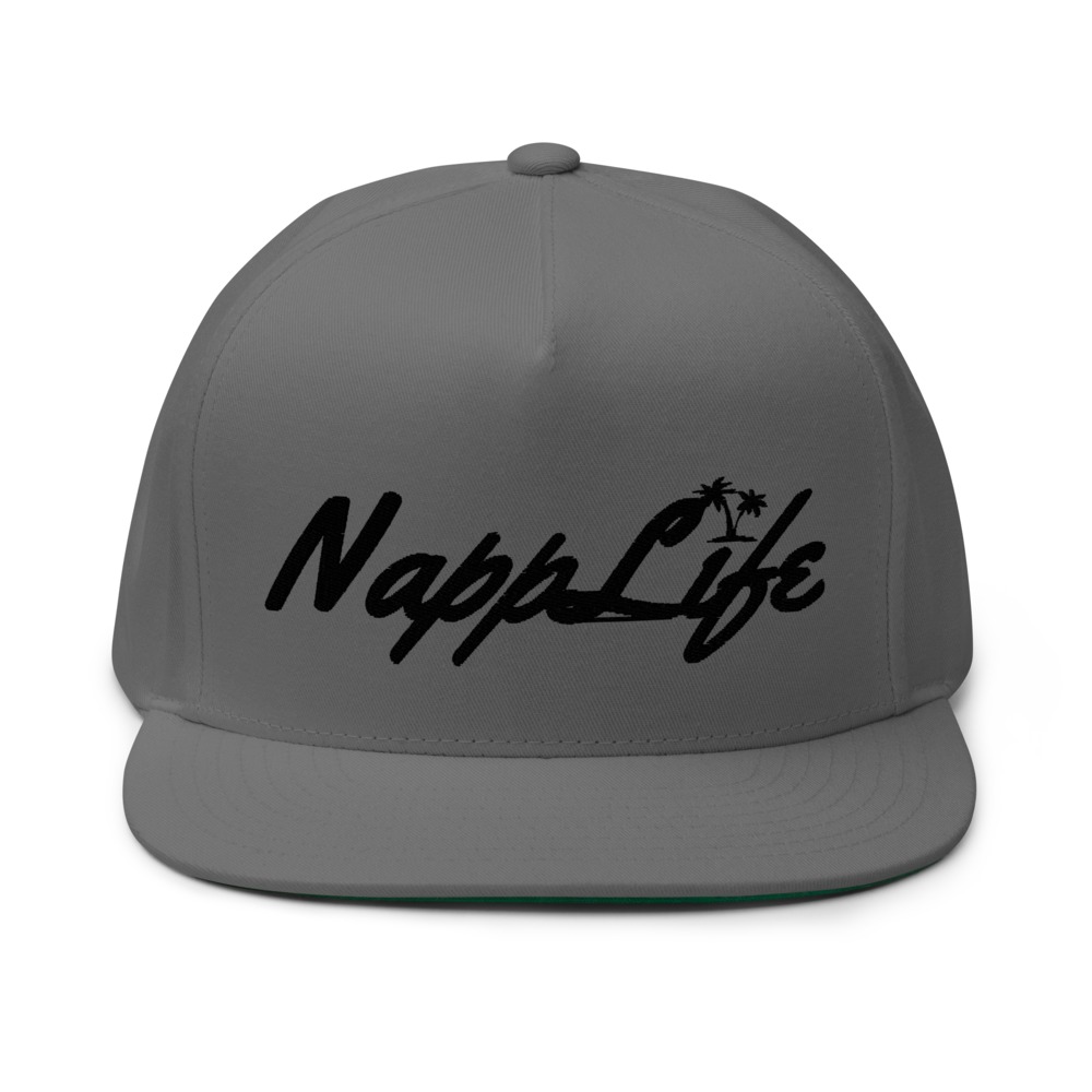 "NappLife" by Ja’Quez Davis Hat, Black Logo on MILLIONS "NappLife" by Ja’Quez Davis Hat, Black Logo