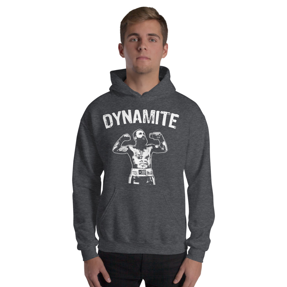 Dynamite Christopher Garcia Unisex Hoodie,, White Logo
