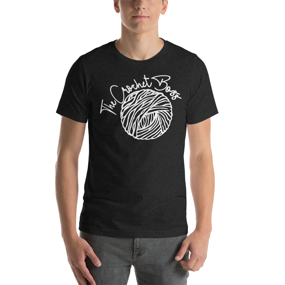 "The Crochet Boss" by Maurice Greene Men's T-Shirt Light Logo