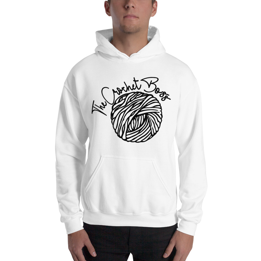 "The Crochet Boss" by Maurice Greene Men's Hoodie Dark Logo