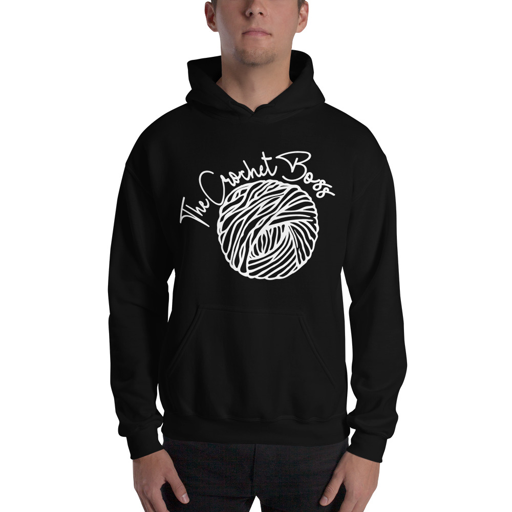 "The Crochet Boss" by Maurice Greene Men's Hoodie Light Logo