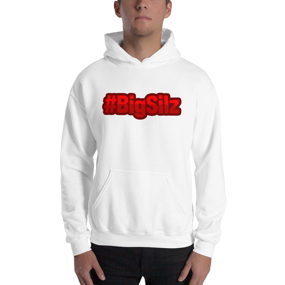 #BigSilz by Dan Sileo Hoodie, Red Logo