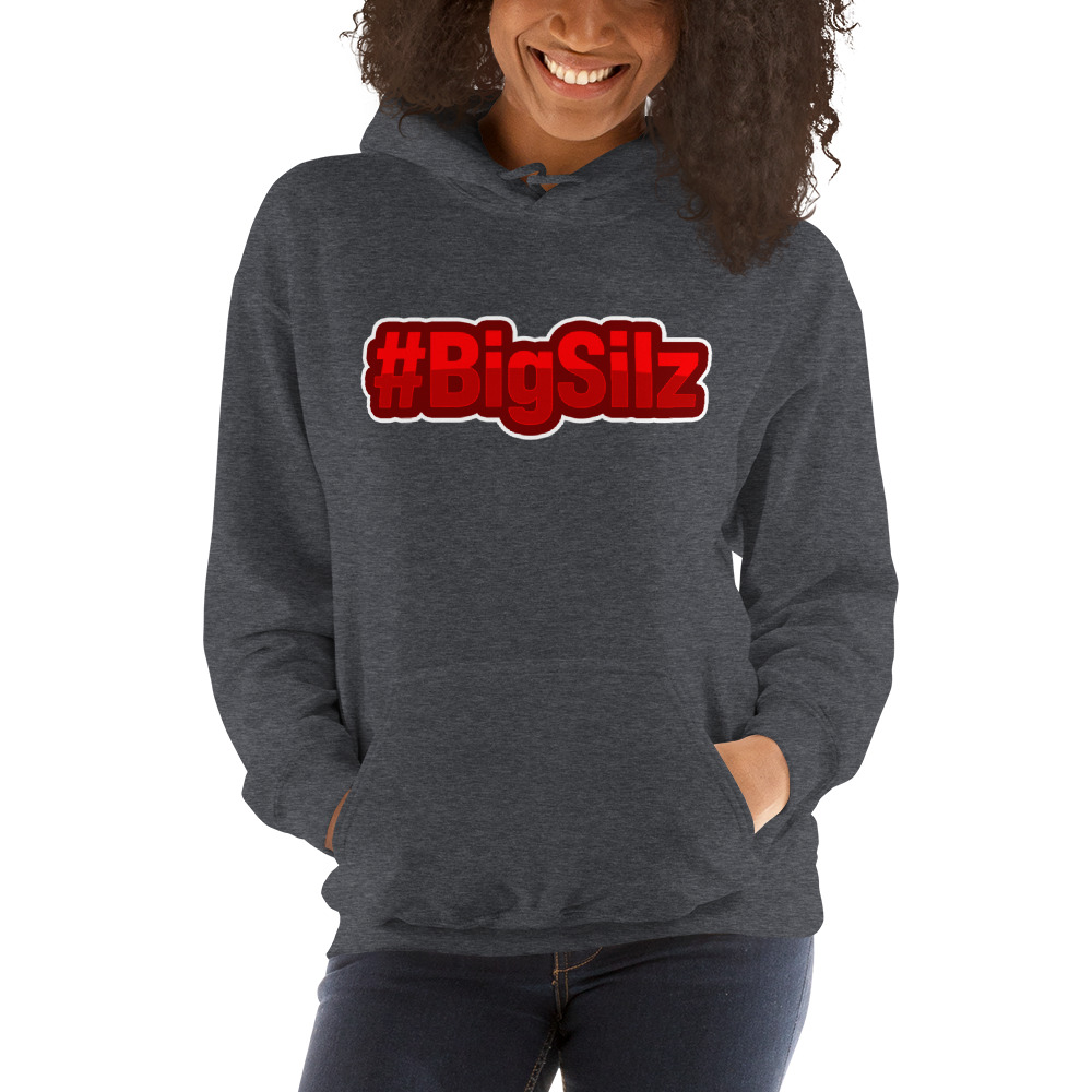 #BigSilz by Dan Sileo Hoodie, Red Logo