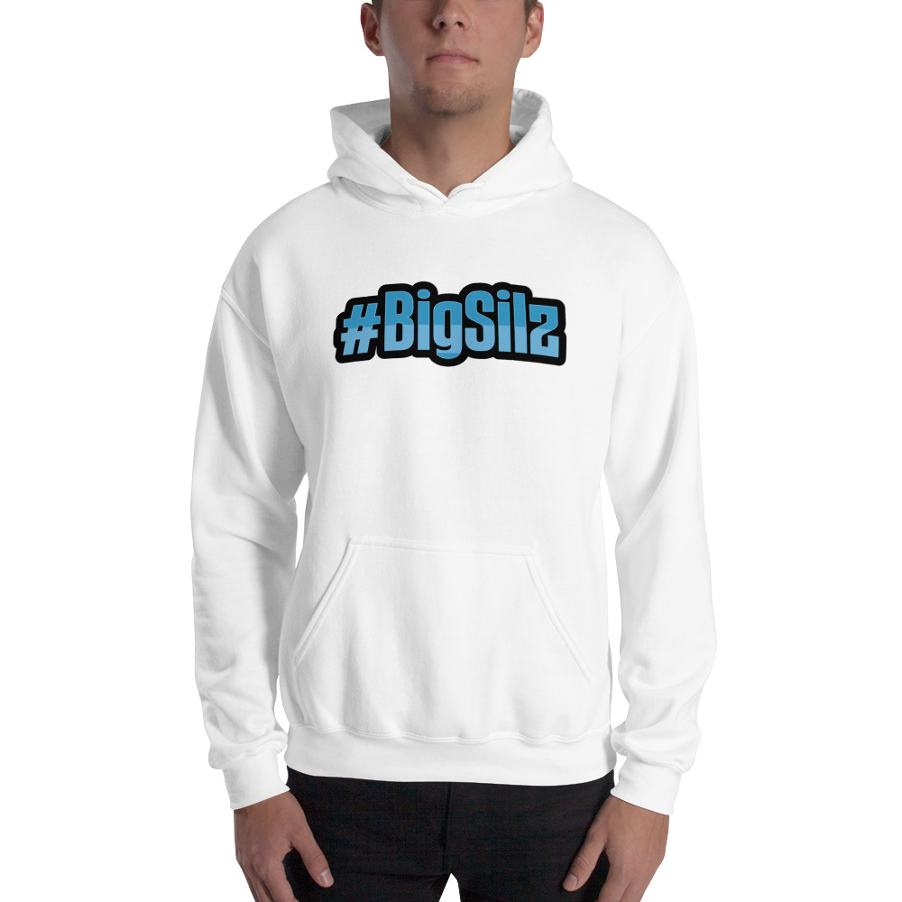 #BigSilz by Dan Sileo Hoodie, Blue Logo