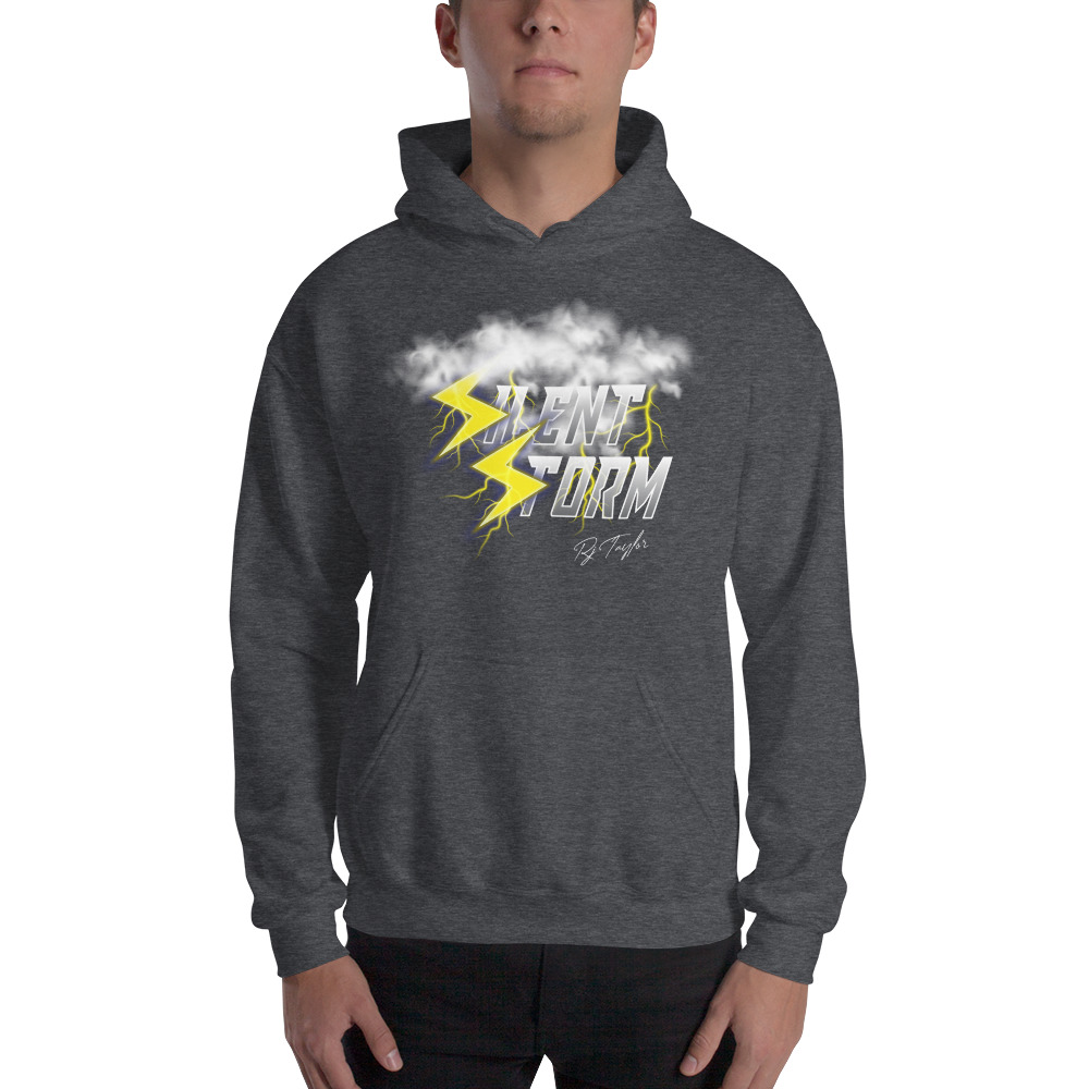 Silent Storm RJ Taylor Men's Hoodie, Light Logo
