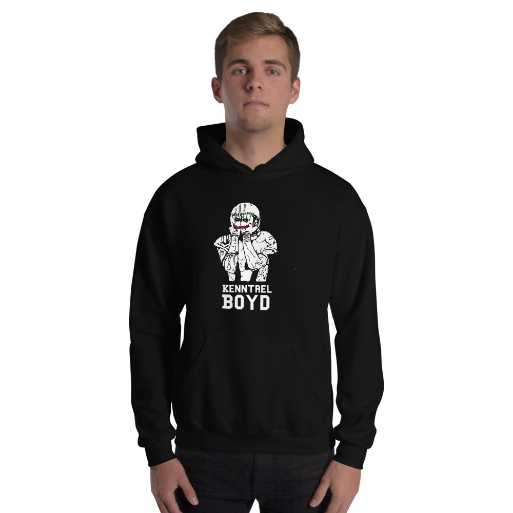 Kenntrel Boyd, Men's Hoodie, White Logo