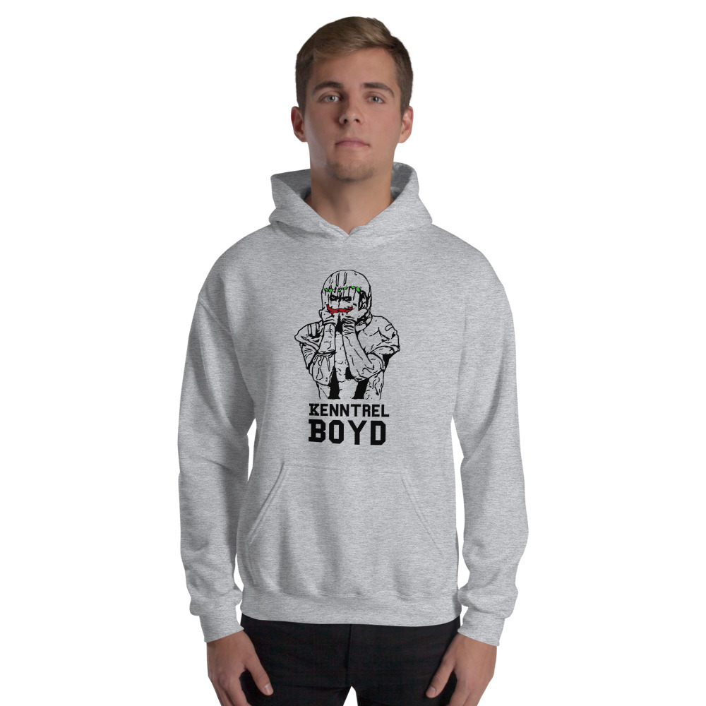 Kenntrel Boyd, Men's Hoodie, Black Logo