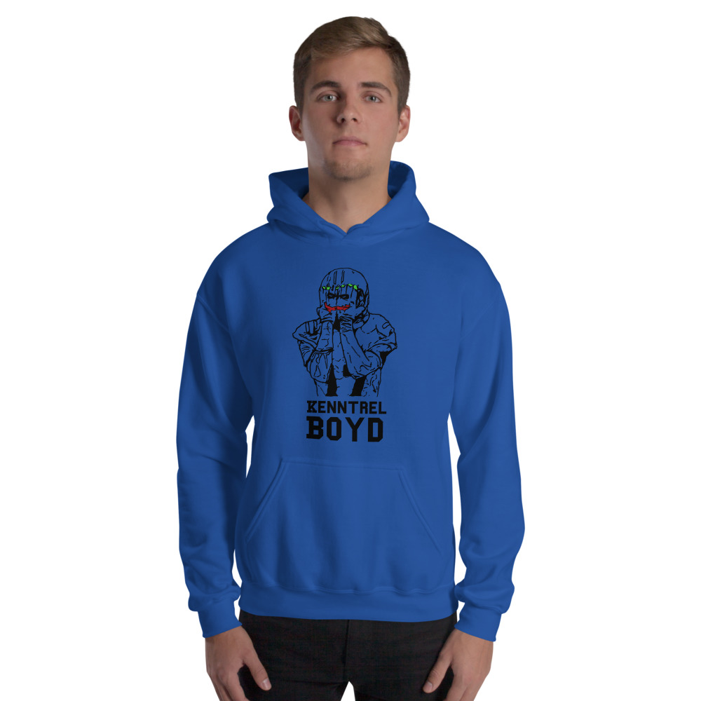 Kenntrel Boyd, Men's Hoodie, Black Logo