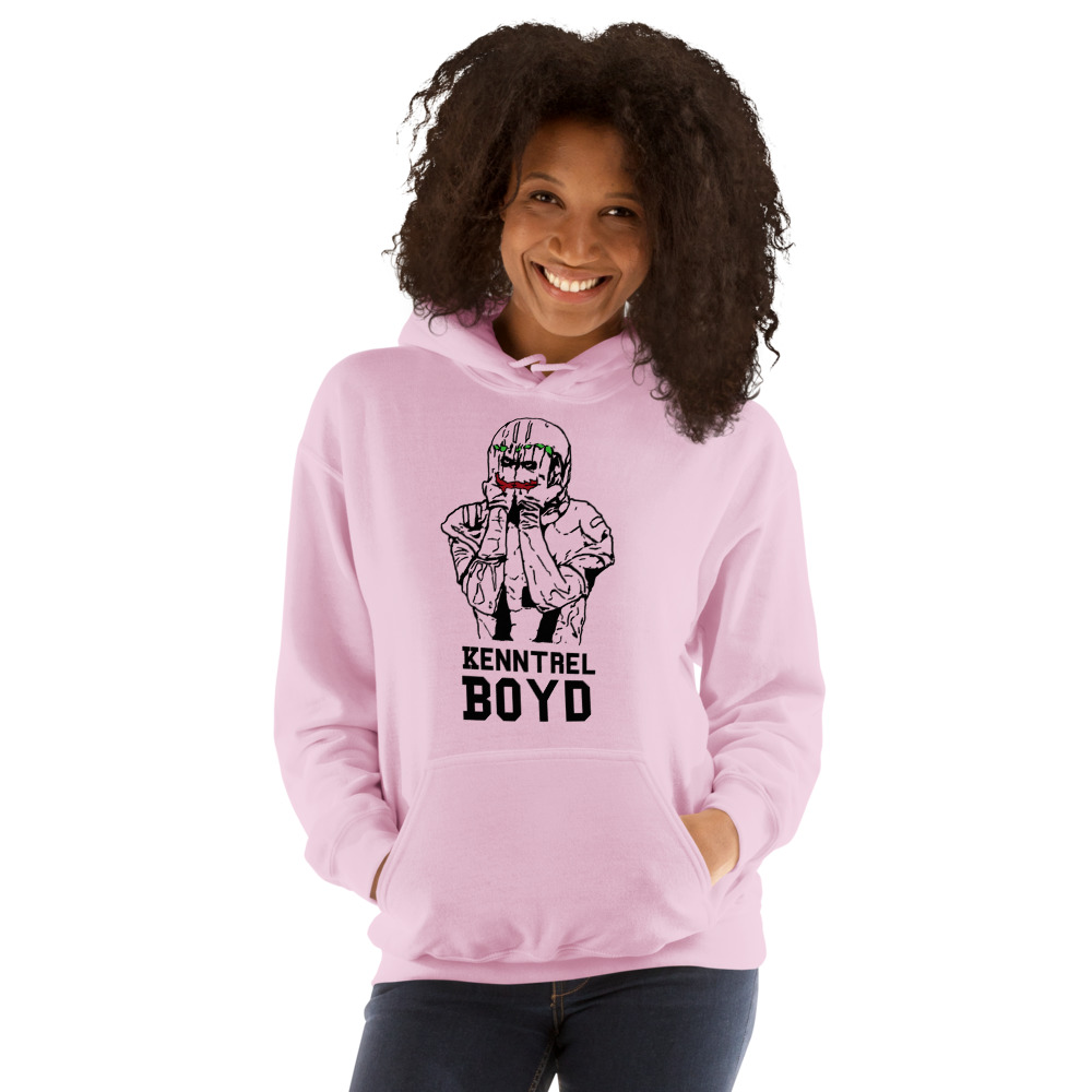 Kenntrel Boyd, Women's Hoodie, Black Logo