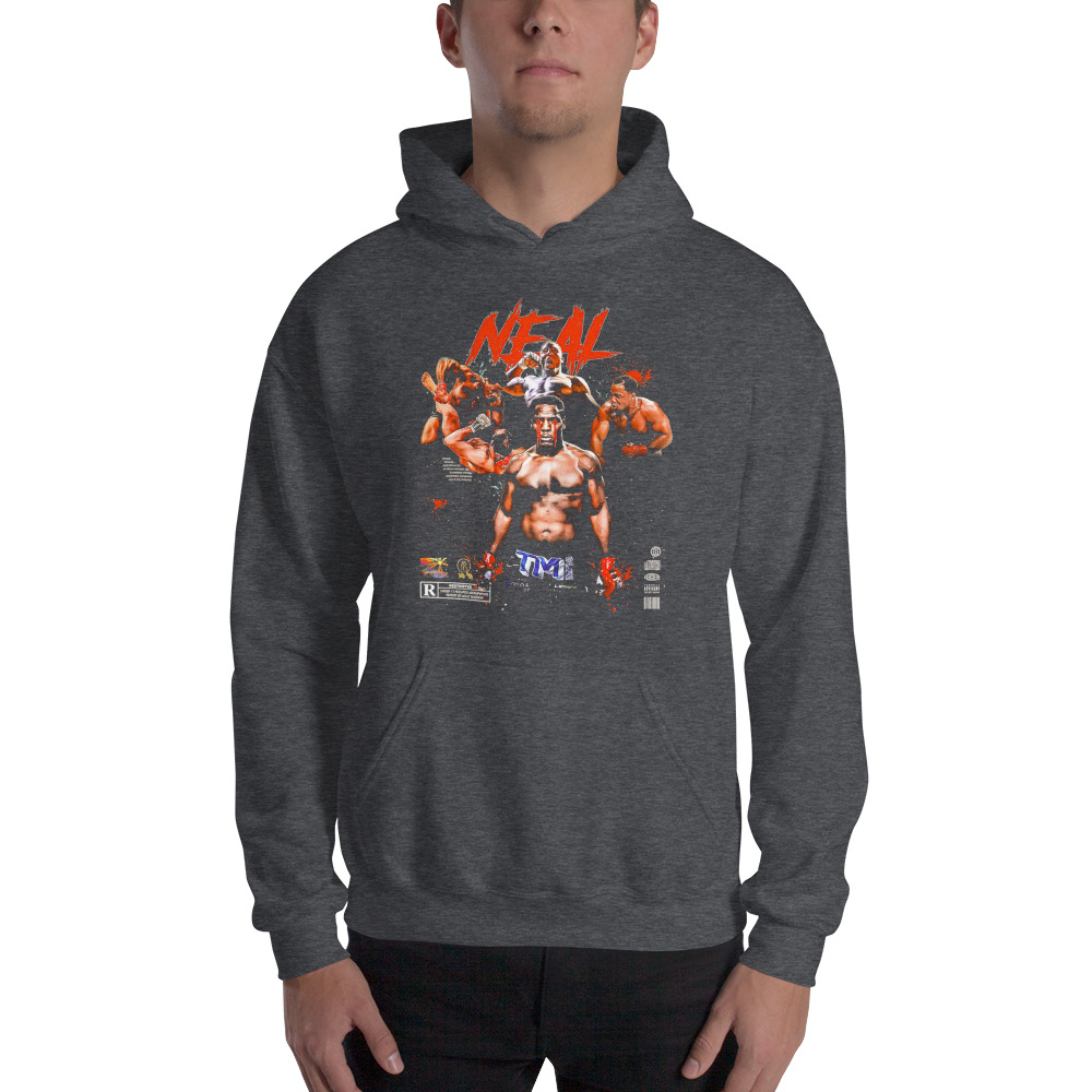 Grant Neal Unisex Hoodie, Red Logo