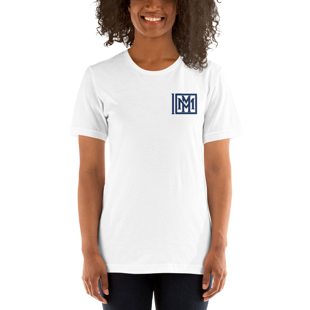 Miguel Mitchell by MAWI Tee , Dark Blue Logo on MILLIONS Miguel Mitchell by MAWI Tee , Dark Blue Logo