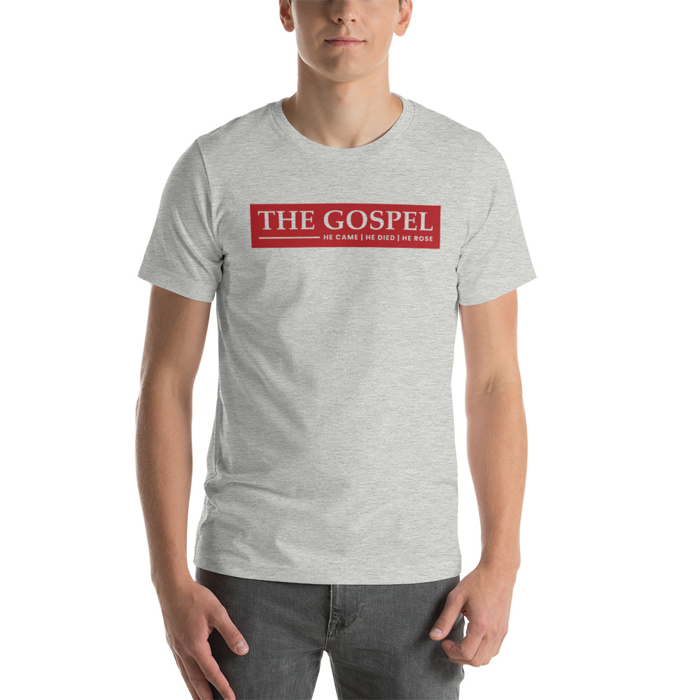 The Gospel Woodrow "Woody" Dantzler III Unisex T-Shirt, Red Logo on MILLIONS The Gospel Woodrow "Woody" Dantzler III Unisex T-Shirt, Red Logo