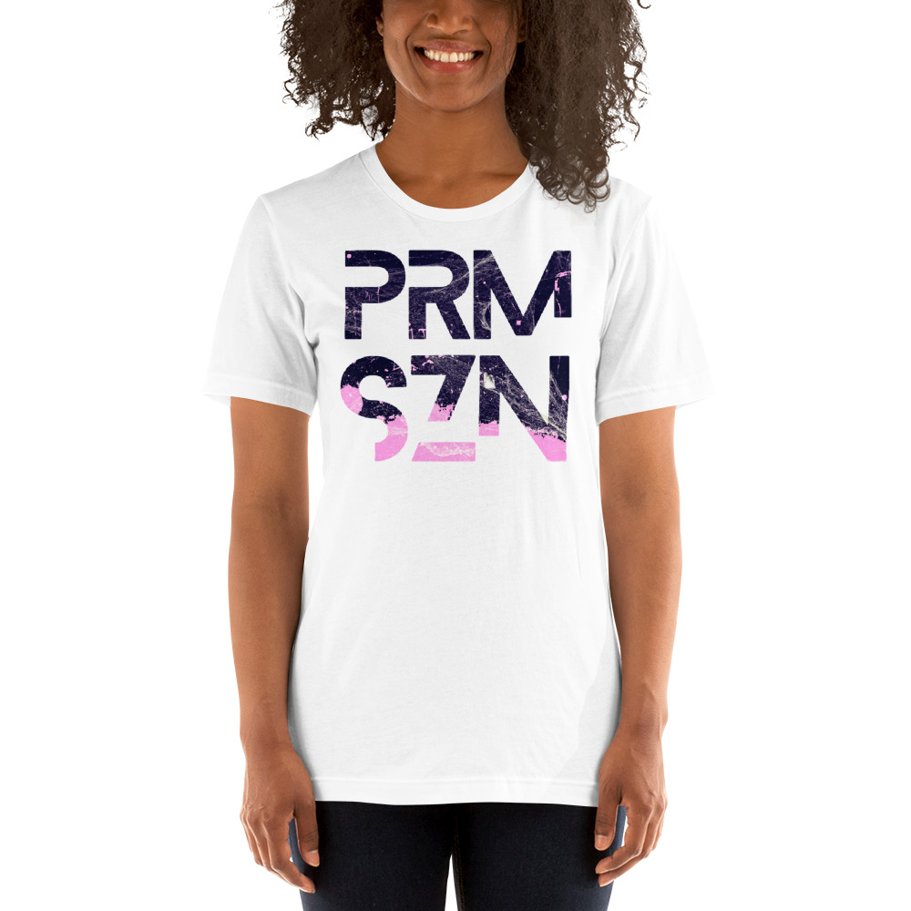 PRM SZN Splash Women's T-Shirt, Black Pink Logo