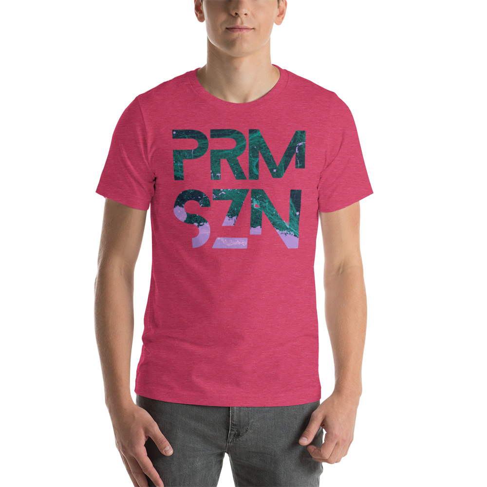 PRM SZN Splash T-Shirt, Green Purple Logo